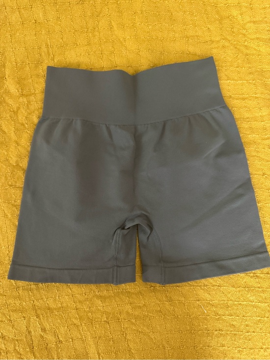 OQQ Pants - High-Rise Gray Bike Shorts for Women